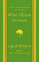 What I Know For Sure (Tenth Anniversary Edition) - 9781250353160 by Oprah Winfrey, 9781250353160