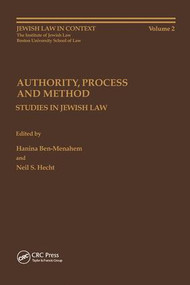 Authority, Process and Method by Hanina Ben-Menahem, Neil S. Hecht, 9789057025525
