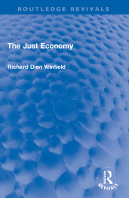 The Just Economy - 9781032194752 by Richard Winfield, 9781032194752