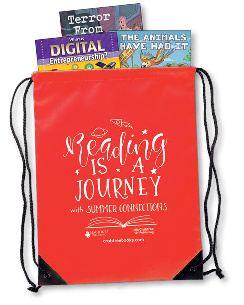 Seventh Grade Bronze Summer Connections Backpack by Crabtree, Seahorse Publishing, 9781039623392
