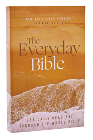 NKJV, The Everyday Bible, Paperback, Red Letter, Comfort Print (365 Daily Readings Through the Whole Bible) by Thomas Nelson, 9780785262893