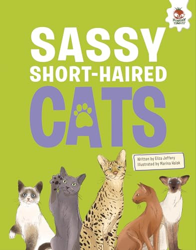 Sassy Short-Haired Cats (An Illustrated Guide) by Eliza Jeffery, Marina Halak, 9781835690017