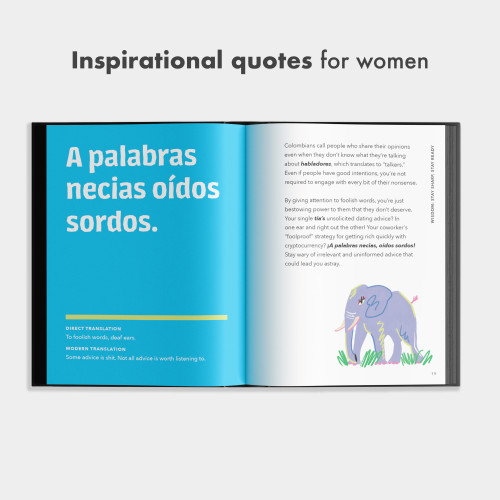 Mamá Didn't Raise a Pendeja (A Book of Anti-Affirmations Inspired by Tough Latinas) by Carolina Acosta, Aralis Mejia, Blue Star Press, 9781963183078
