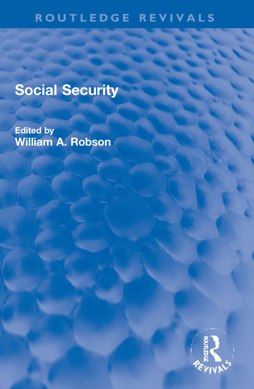Social Security - 9781032205199 by William Robson, 9781032205199