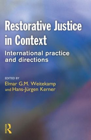 Restorative Justice in Context - 9781903240847 by Elmar G. M. Weitekamp, Hans-Jürgen Kerner, 9781903240847
