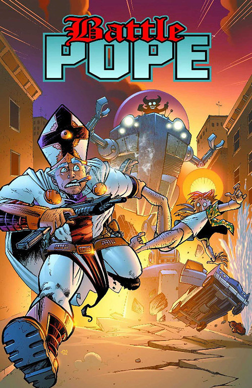 Battle Pope Volume 4: Wrath Of God by Robert Kirkman, Tony Moore, Val Staples, 9781582407517