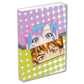 Manga Eyes Dotted Paperback Journal (Blank Notebook with Pocket) by Tuttle Studio, 9780804856171