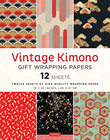Vintage Kimono Gift Wrapping Papers - 12 sheets by Tuttle Studio, 9780804856843