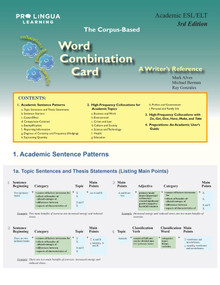 The Word Combination Card (A Writer's Reference) by Ray Gonzales, Ray Gonzales, Mark Alves, Mark Alves, Michael C. Berman, Michael C. Berman, 9780866475877