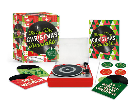 Teeny-Tiny Christmas Turntable (Includes 3 Holiday LPs to Play!) by Matt Shiverdecker, 9780762485437