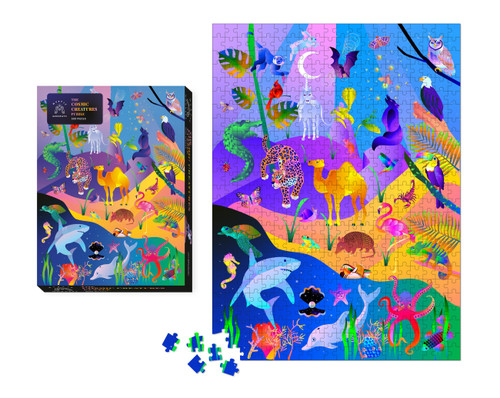 Mystic Mondays: The Cosmic Creatures Puzzle (500 Pieces) by Grace Duong, 9780762487141
