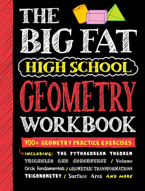 Big Fat High School Geometry Workbook (400+ Geometry Practice Exercises) by Workman Publishing, 9781523523764