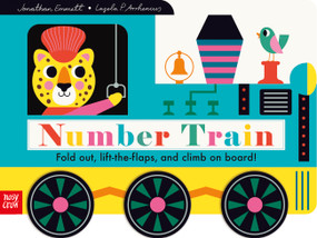Number Train (Fold Out, Lift-the-Flaps, and Climb on Board!) by Jonathan Emmett, 9798887770611