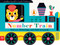 Number Train (Fold Out, Lift-the-Flaps, and Climb on Board!) by Jonathan Emmett, Ingela P Arrhenius, 9798887770611