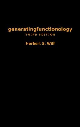 generatingfunctionology (Third Edition) by Herbert S. Wilf, 9781568812793