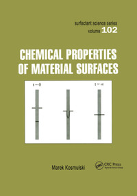 Chemical Properties of Material Surfaces by Marek Kosmulski, 9780367397111