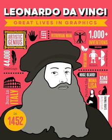 Great Lives in Graphics: Leonardo da Vinci by Button Books, 9781787081123