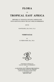 Flora of Tropical East Africa - Verbenaceae (1992) by B Verdcourt, R.M. Polhill, 9789061913580