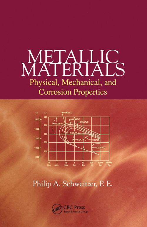Metallic Materials (Physical, Mechanical, and Corrosion Properties) by P.E. Schweitzer, 9780367446888