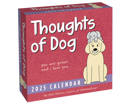 Thoughts of Dog 2025 Day-to-Day Calendar by Matt Nelson, 9781524889012