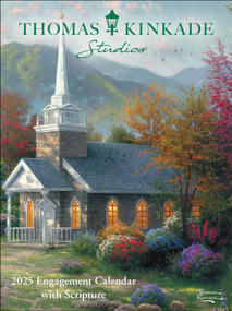Thomas Kinkade Studios 12-Month 2025 Monthly/Weekly Engagement Calendar with Scr by Thomas Kinkade, 9781524889159