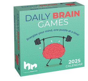 Daily Brain Games 2025 Day-to-Day Calendar (Energize your mind, one puzzle at a time!) by HappyNeuron, 9781524889340