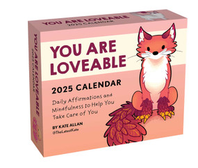 Kate Allan 2025 Day-to-Day Calendar (You Are Lovable) by Kate Allan, 9781524889449