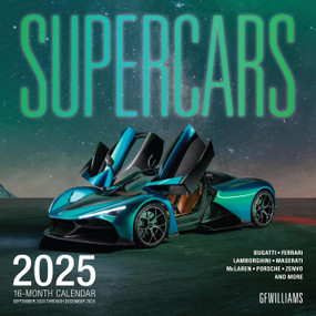 Supercars 2025 (16-Month Calendar--September 2025 through December 2026) by George F. Williams, 9780760392003