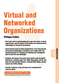 Virtual and Networked Organizations (Organizations 07.03) by Philippa Collins, 9781841122205