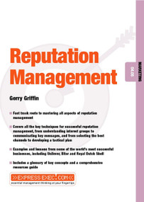 Reputation Management (Marketing 04.05) by Gerry Griffin, 9781841122311