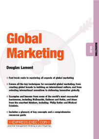 Global Marketing (Marketing 04.02) by Douglas Lamont, 9781841121918
