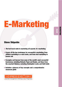 E-Marketing (Marketing 04.03) by Steve Shipside, 9781841121994