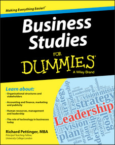 Business Studies For Dummies by Richard Pettinger, 9781118348116