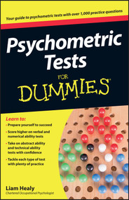 Psychometric Tests For Dummies by Liam Healy, 9780470753668