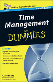 Time Management For Dummies, UK Edition by Clare Evans, 9780470777657