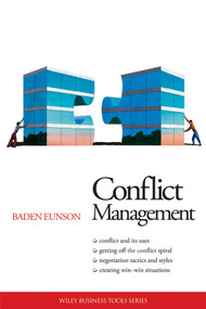 Conflict Management by Baden Eunson, 9780731406517