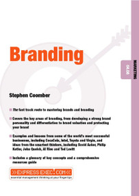 Branding (Marketing 04.08) by Steve Coomber, 9781841124100