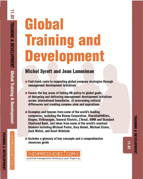 Global Training and Development (Training and Development 11.2) by Michel Syrett, Jean Lammiman, 9781841124438