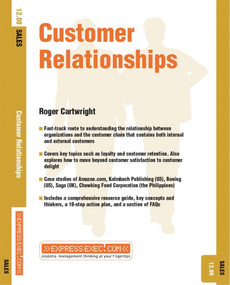 Customer Relationships (Sales 12.9) by Roger Cartwright, 9781841124520