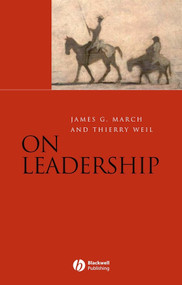 On Leadership - 9781405132473 by James G. March, Thierry Weil, 9781405132473