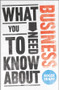 What You Need to Know about Business by Roger Trapp, Sumeet Desai, George Buckley, 9780857081155