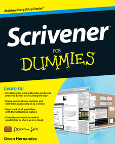 Scrivener For Dummies by Gwen Hernandez, 9781118312476