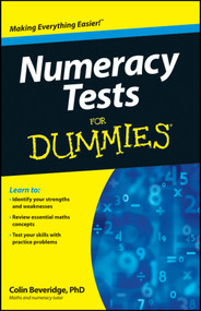 Numeracy Tests For Dummies by Colin Beveridge, 9781119953180