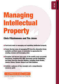 Managing Intellectual Property (Innovation 01.10) by Chris Fitzsimmons, 9781841123134