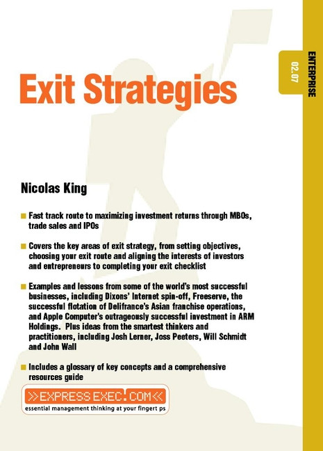 Exit Strategies (Enterprise 02.07) by Nicholas King, 9781841123738