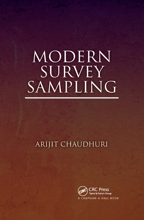 Modern Survey Sampling by Arijit Chaudhuri, 9780367378615