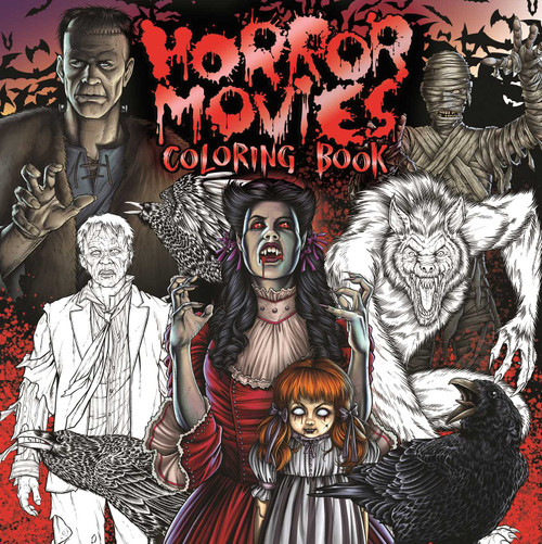 Horror Movies Adult Coloring Book by IglooBooks, Maurizio  Campidelli, 9781837714940