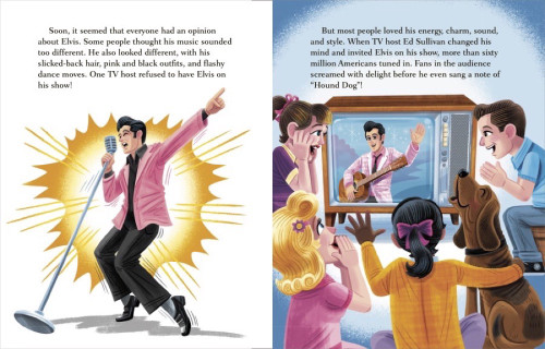 Elvis Presley: A Little Golden Book Biography by Lisa Jean Rogers, Luke Flowers, 9780593708286