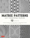 Matrix Patterns Gift Wrapping Papers - 12 sheets (18 x 24 inch (45 x 61 cm) Wrapping Paper) by Tuttle Studio, 9780804857314