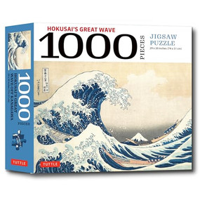 Hokusai's Great Wave  - 1000 Piece Jigsaw Puzzle (Finished Size 29 in X 20 inch (74 x 51 cm)) by Tuttle Studio, 9780804857369